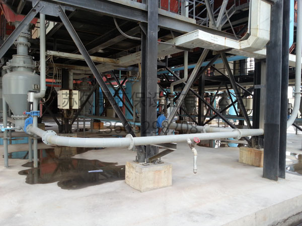 河北晋州生物质电厂2x130t锅炉配套气力输送系统